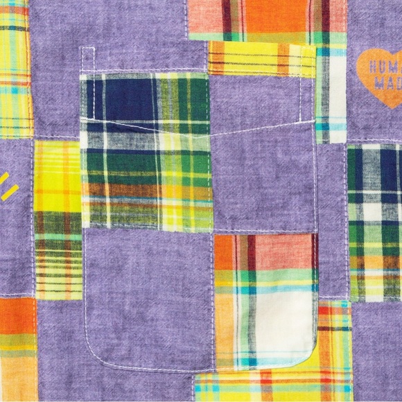 Human Made Patchwork Printed Shirt Size XL NWT - Picture 3 of 6